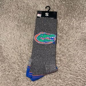 NWT M/L Strideline Florida Gator Knit Crew Socks